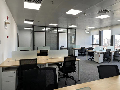 静安区217㎡的上海办公楼租赁，沪太路国媒中心写字楼招商