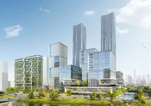 张江科学之门周边餐饮美食与上海写字楼出租信息