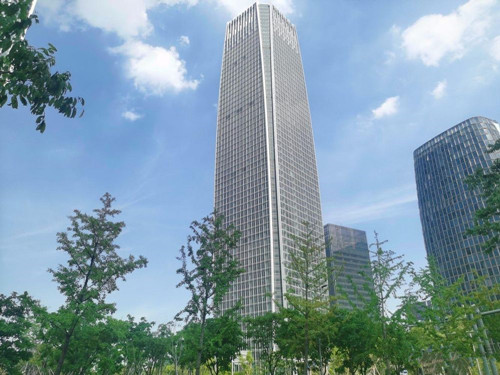 上海写字楼租赁房屋，星扬西岸中心办公楼外观实景图